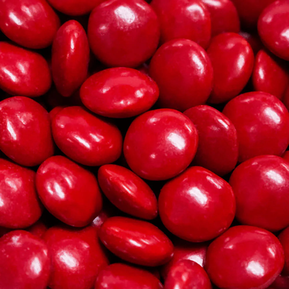 Milk Chocolate Gems 12oz Bag Red