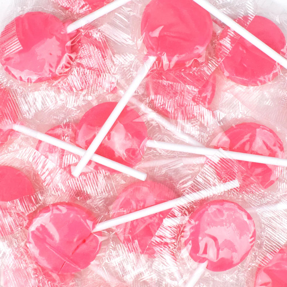 Flat Lollipops 40ct Bag Rainbow