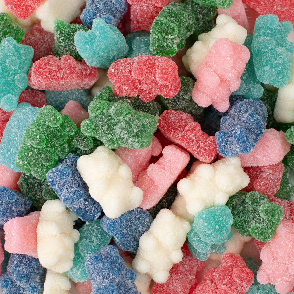 Sugared Gummy Bears 14oz Bag Rainbow