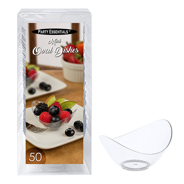 Mini Oval Dishes 50ct