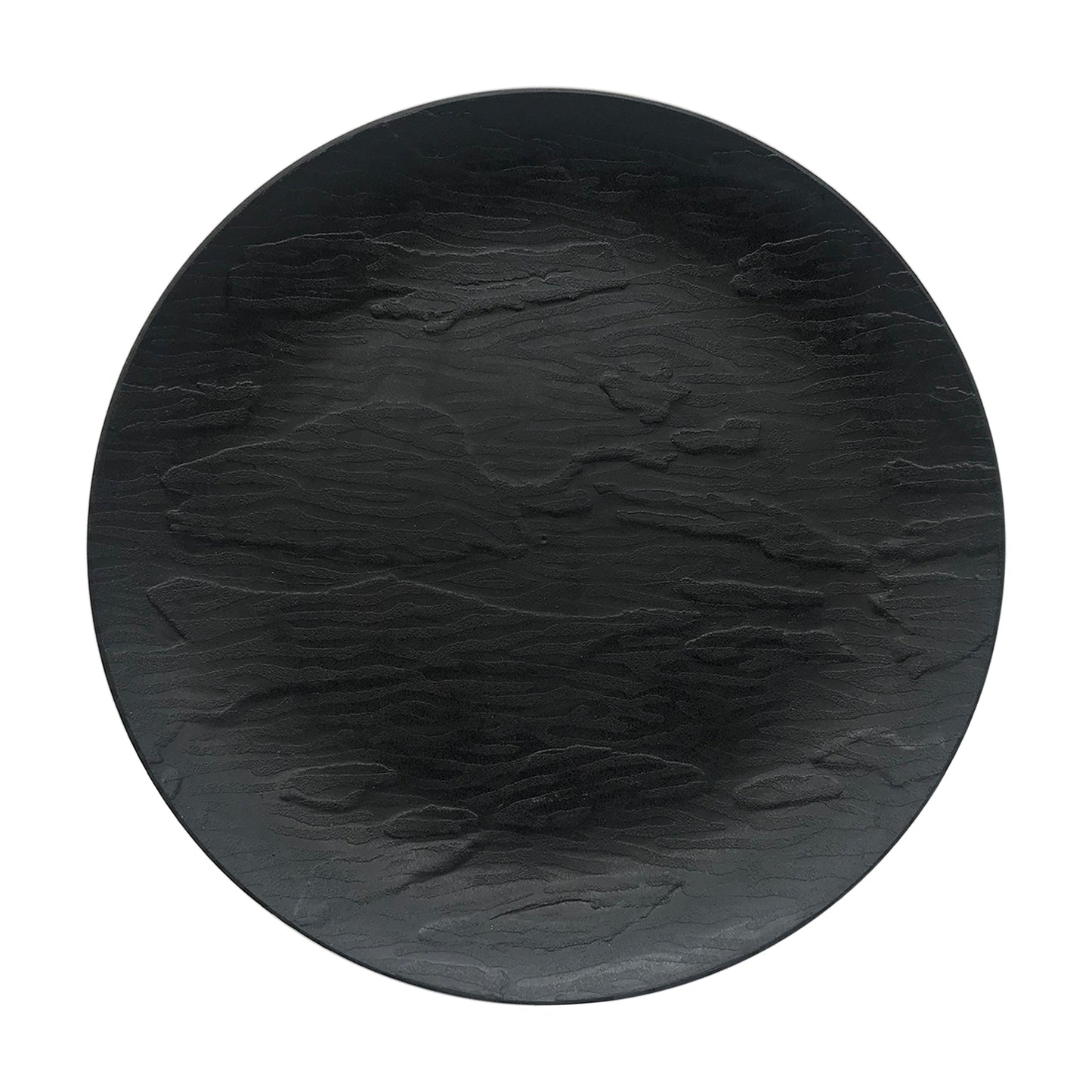 Black Rugged Slate Plates 20 Ct.