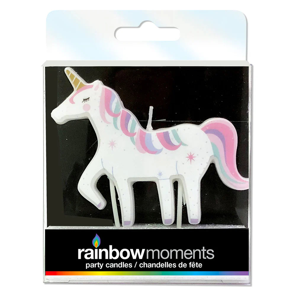 Unicorn Shaped Candle