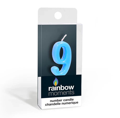 Silhouette Number Candles