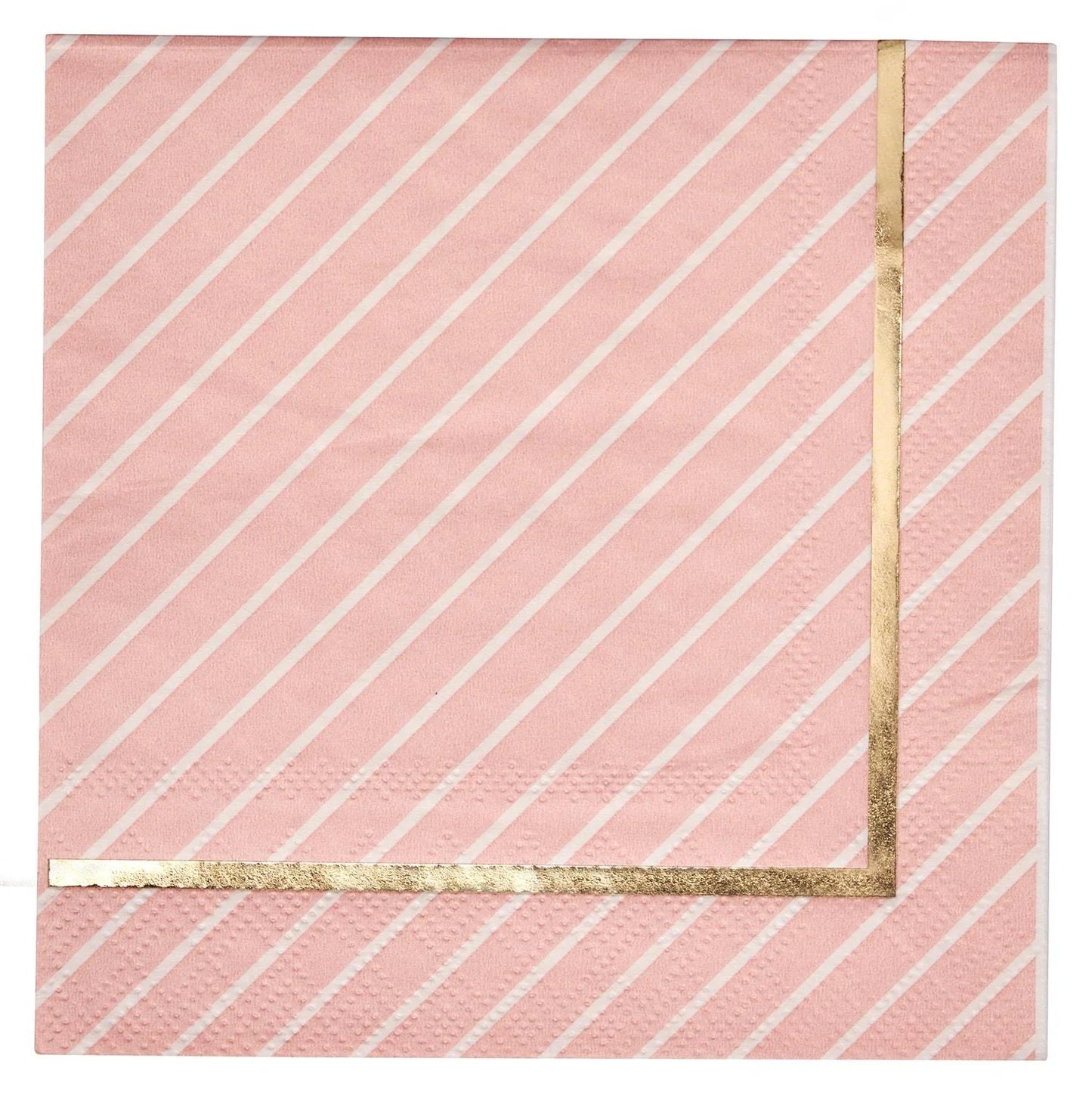 Blush and Gold Cocktail Napkins 20ct