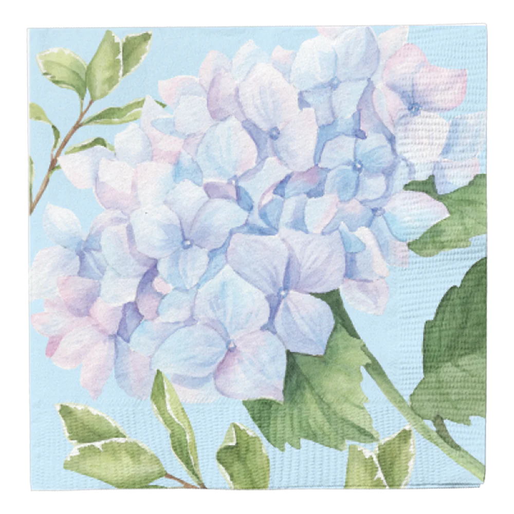 Hydrangeas Cocktail Napkins 20ct