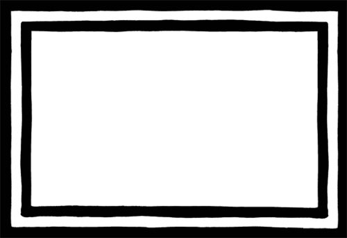 Stripe Border Black Foil Place Cards 8ct