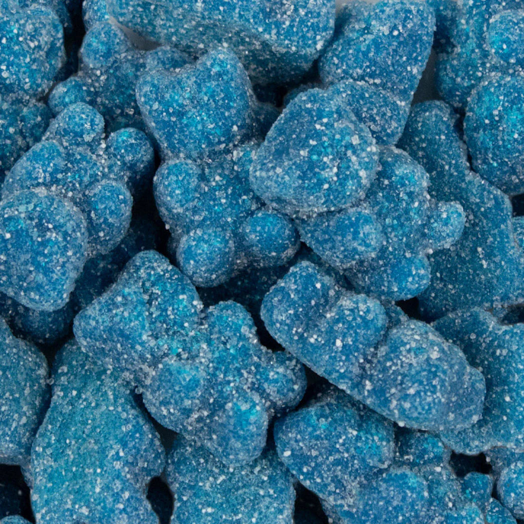 Sugared Gummy Bears 14oz Bag Royal Blue