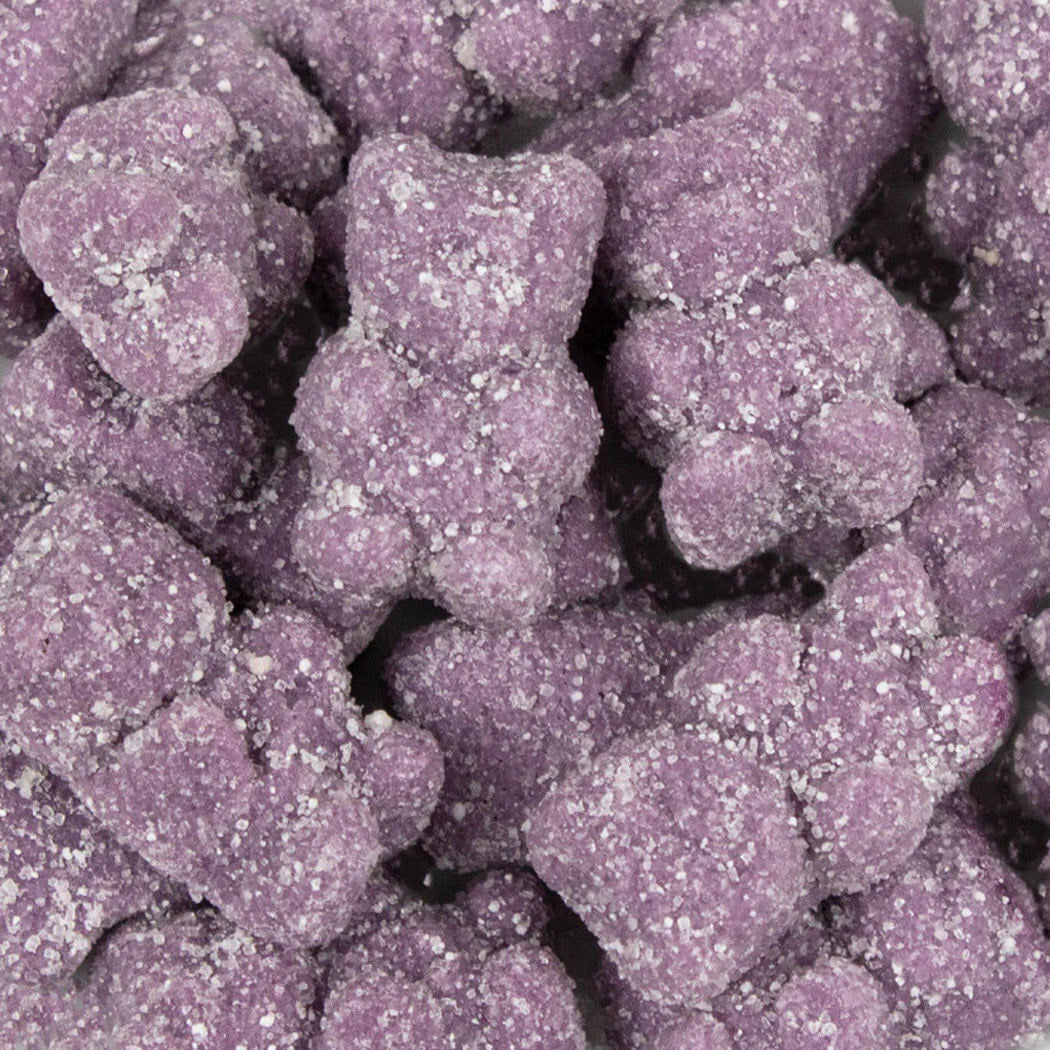 Sugared Gummy Bears 14oz Bag Purple