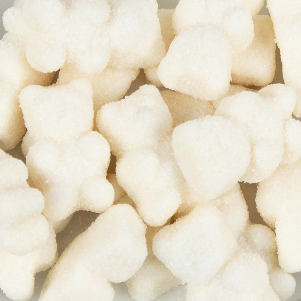 Sugared Gummy Bears 14oz Bag White