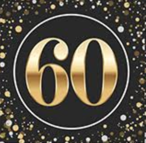 "60" Beverage Napkins (16/Pkg)