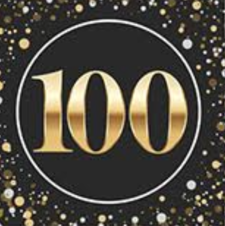 "100" Beverage Napkins (16/Pkg)