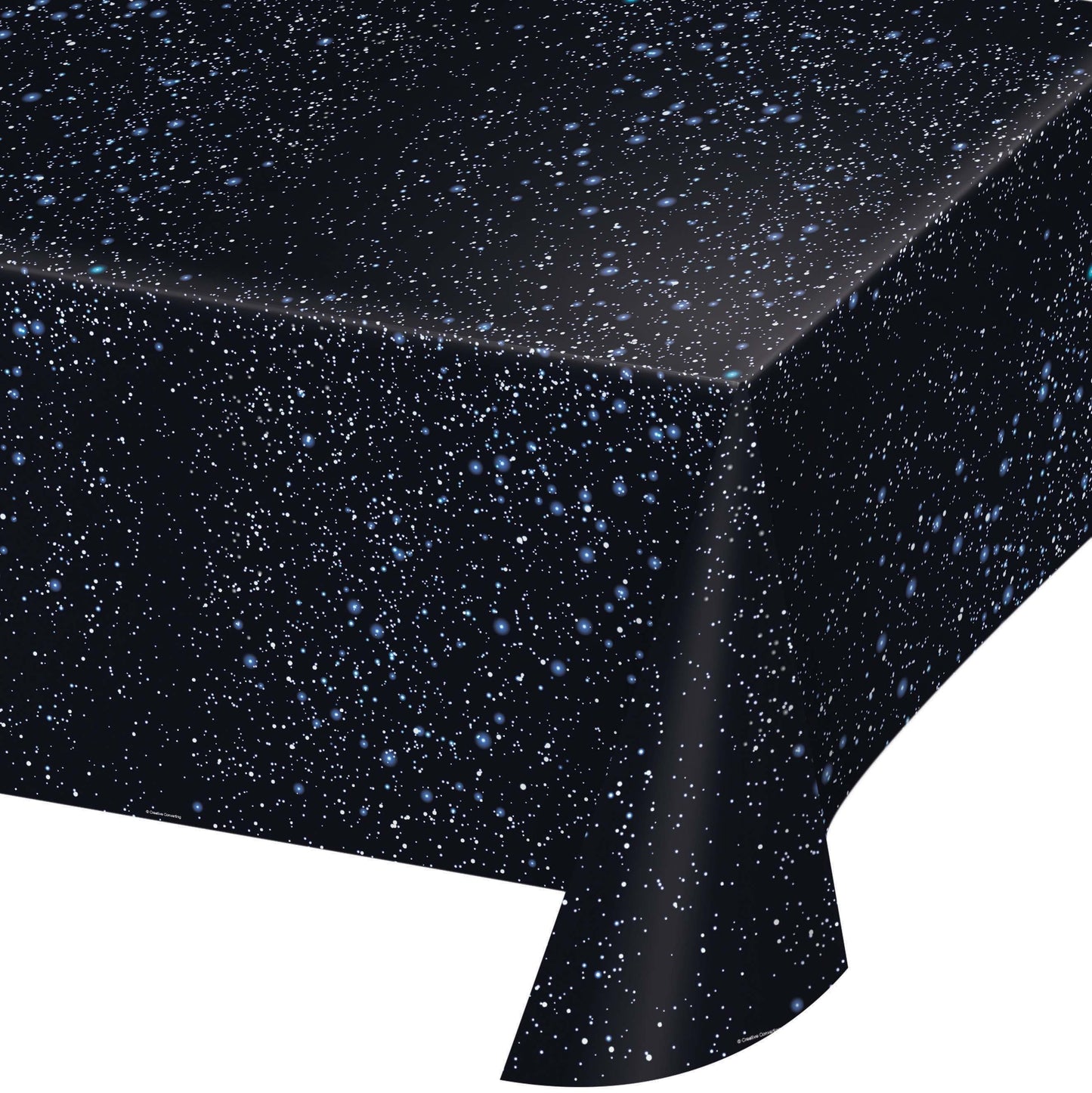 Space Plastic Table Cover 54in x 108in