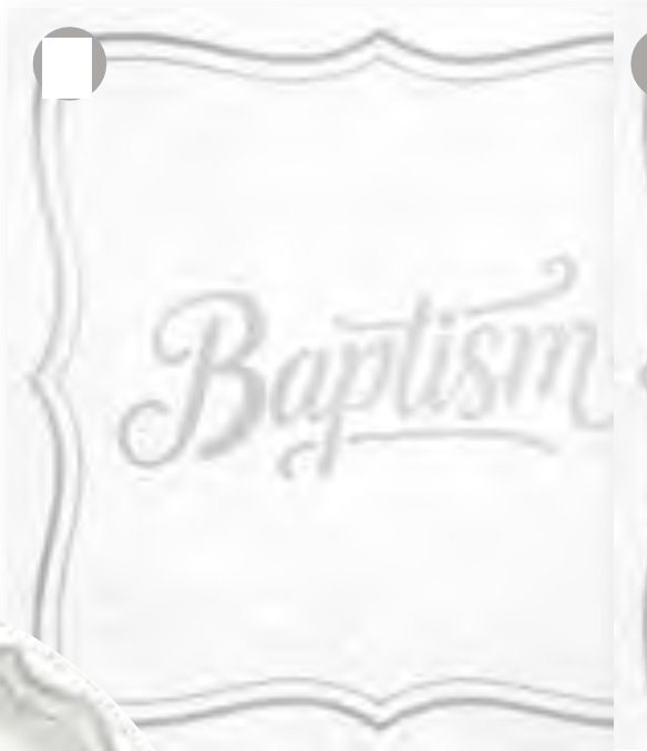 Blessed Day Baptism Lunch Napkins 16ct - Foil