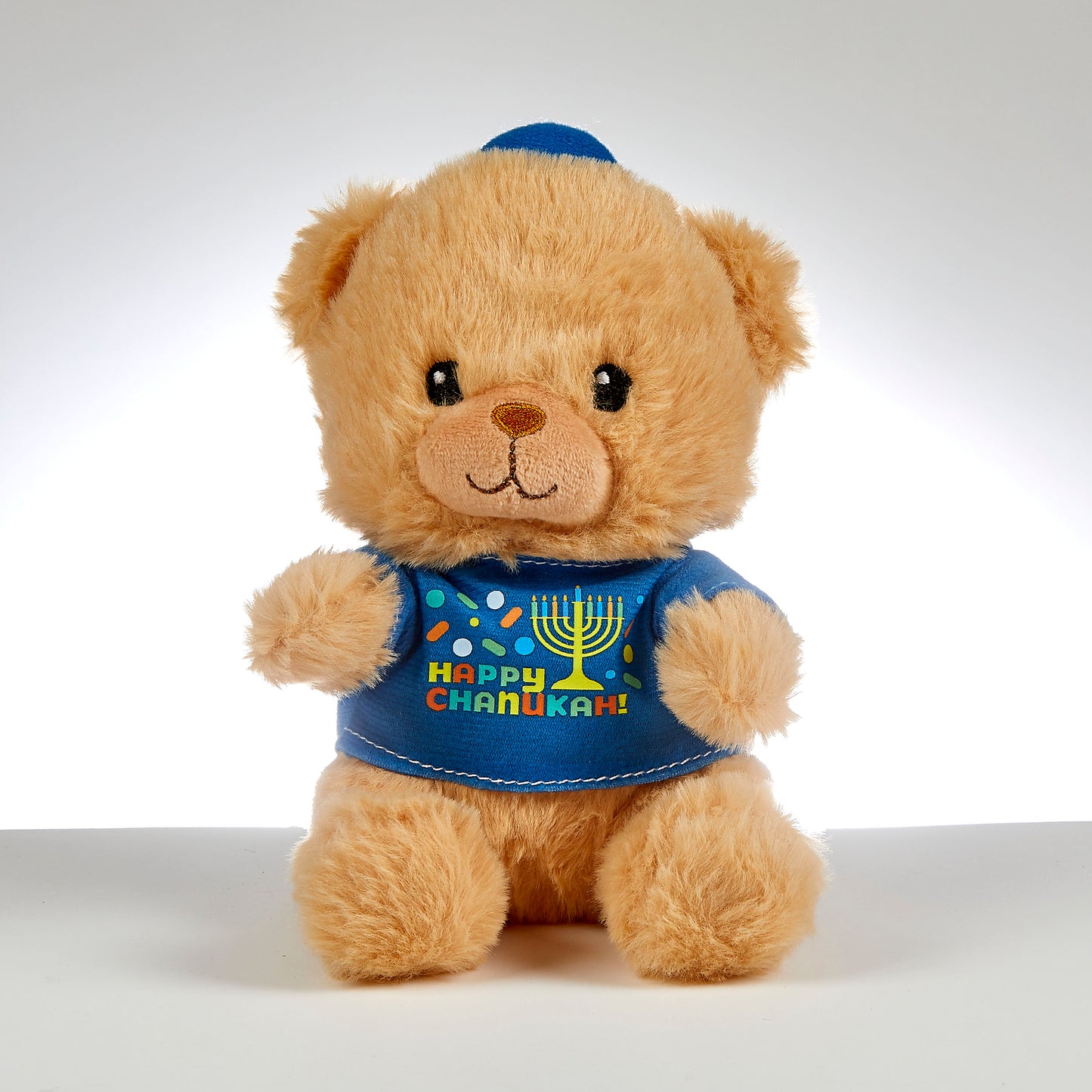"Happy Chanukah" Plush Teddy Bear 6in