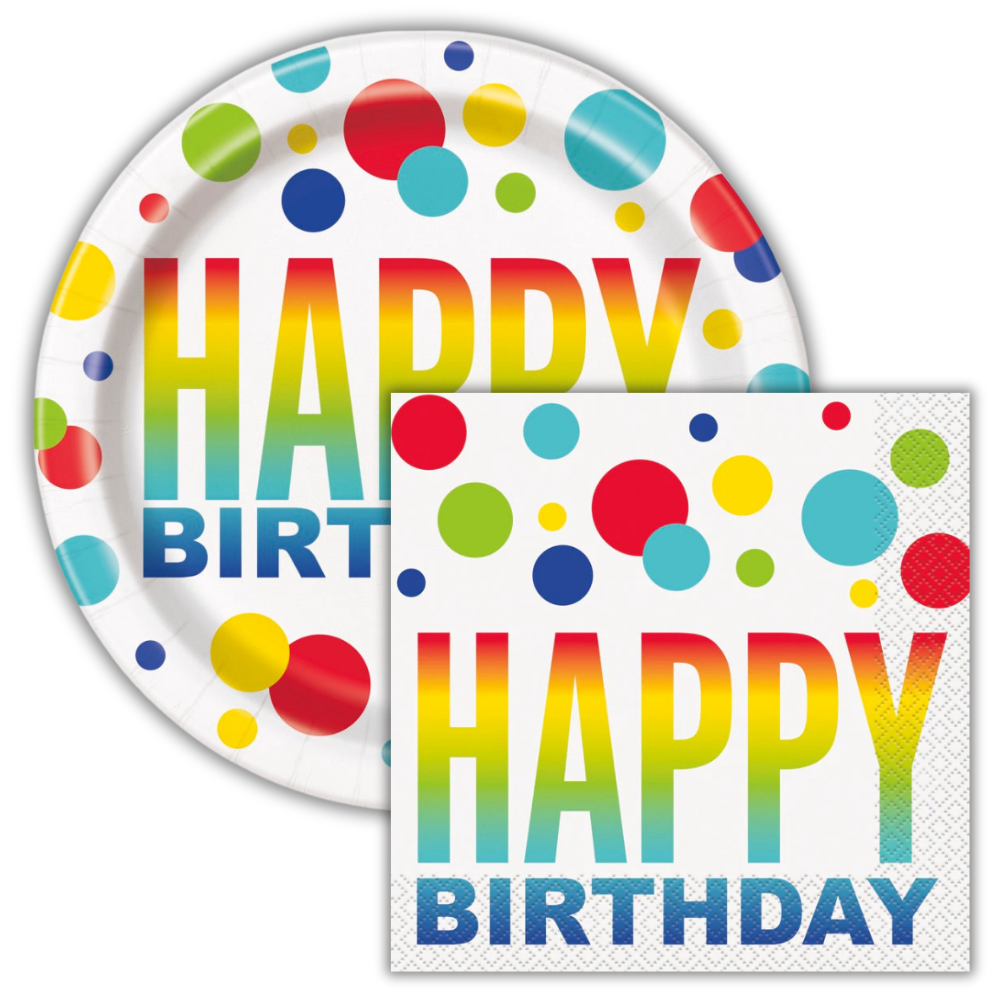 Rainbow Spots Birthday