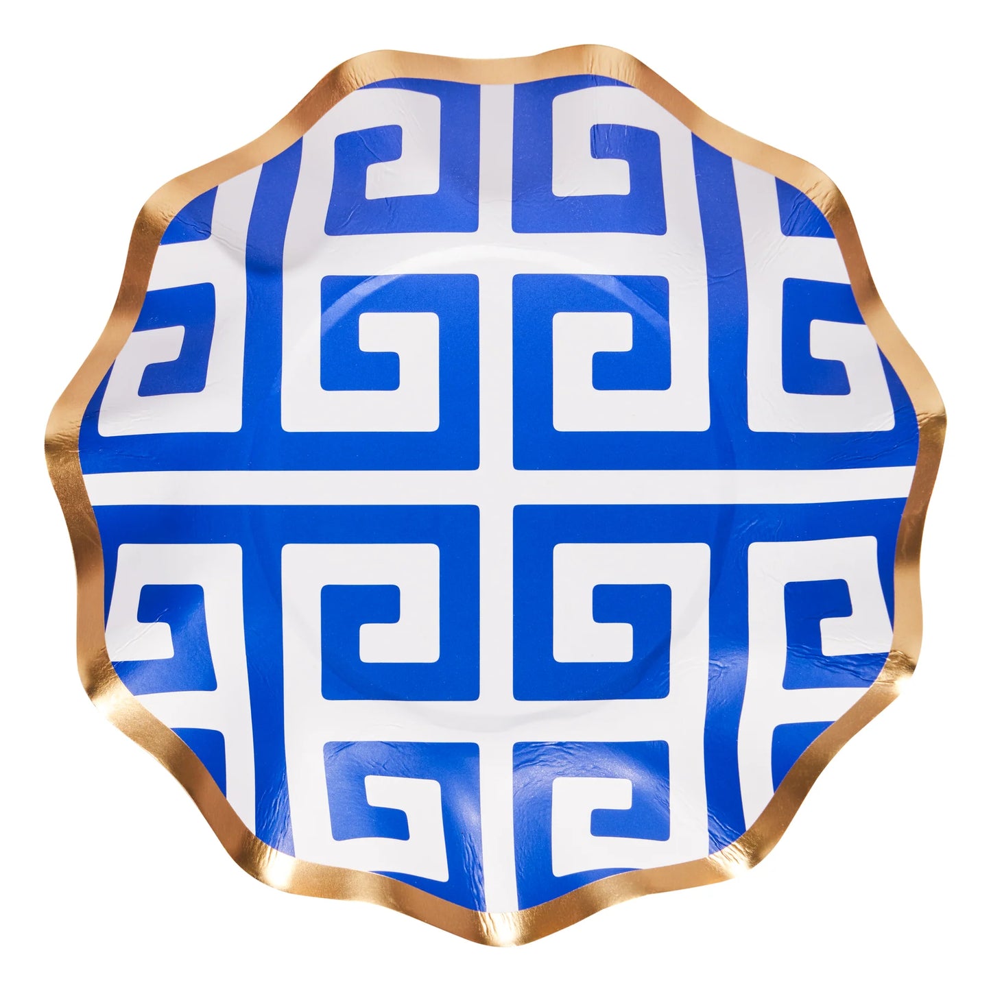 Greek Key 6.5in Appetizer/Dessert Bowls 8ct