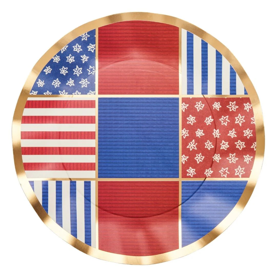 Americana 10.5in Dinner Plates 8ct