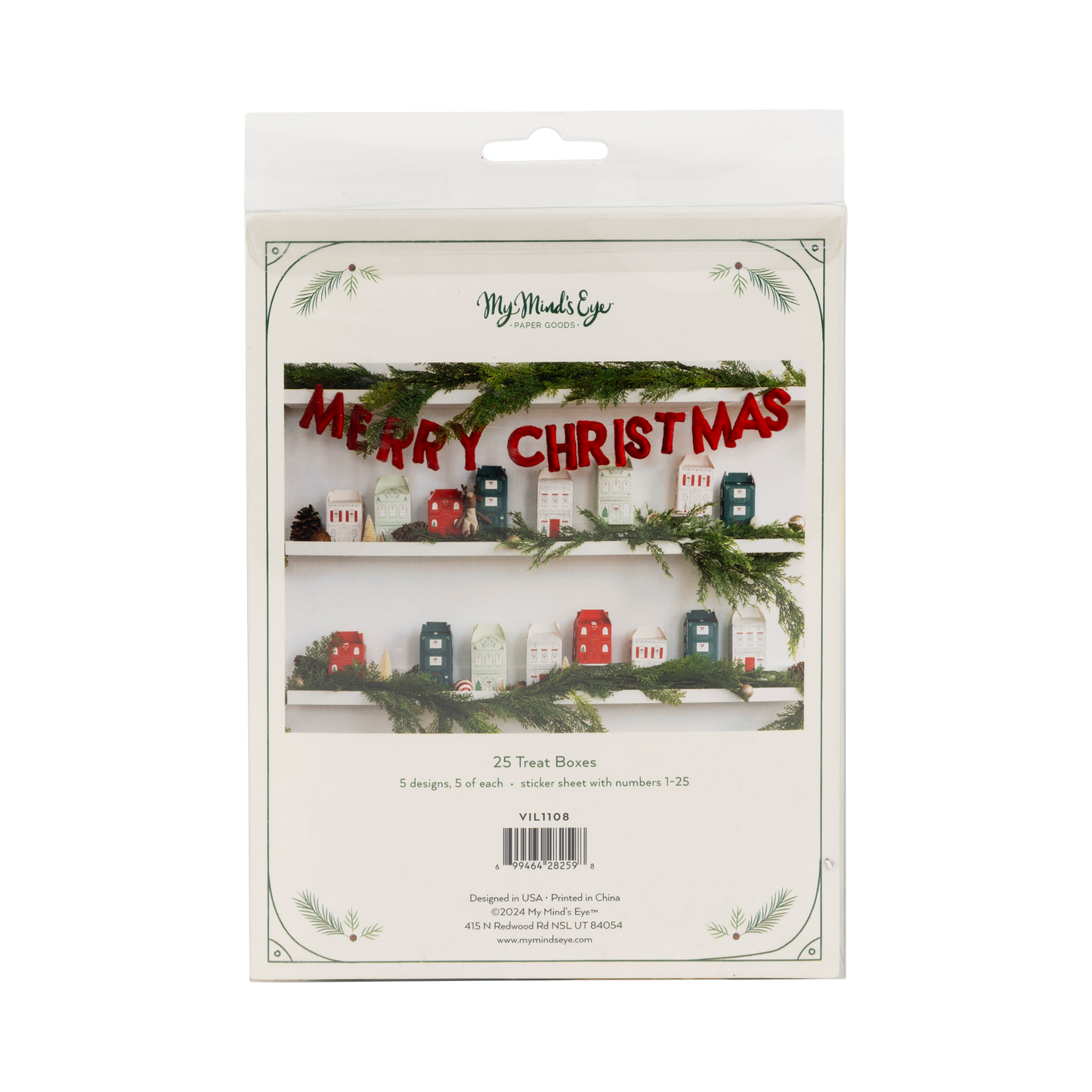 Christmas Village Treat Boxes 5ct