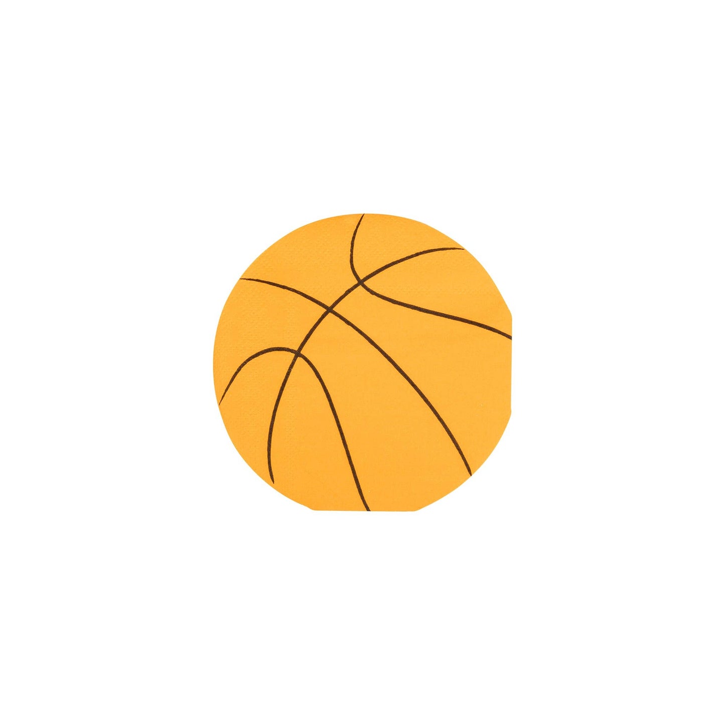 Basketball Shaped Napkins 24ct
