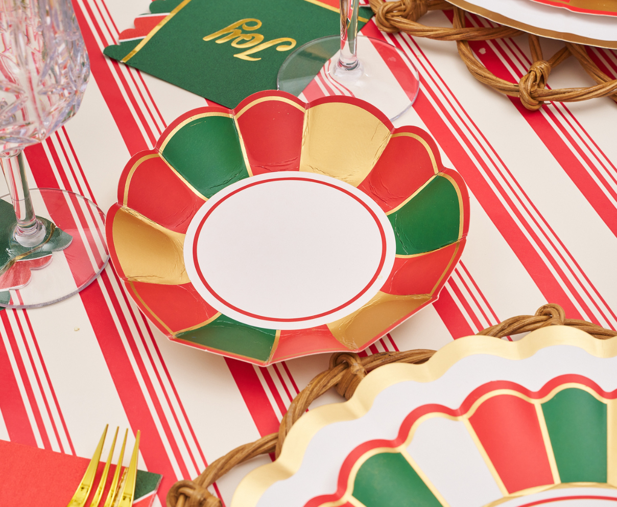 Joyful Christmas 6.5in Appetizer/Dessert Bowls 8ct