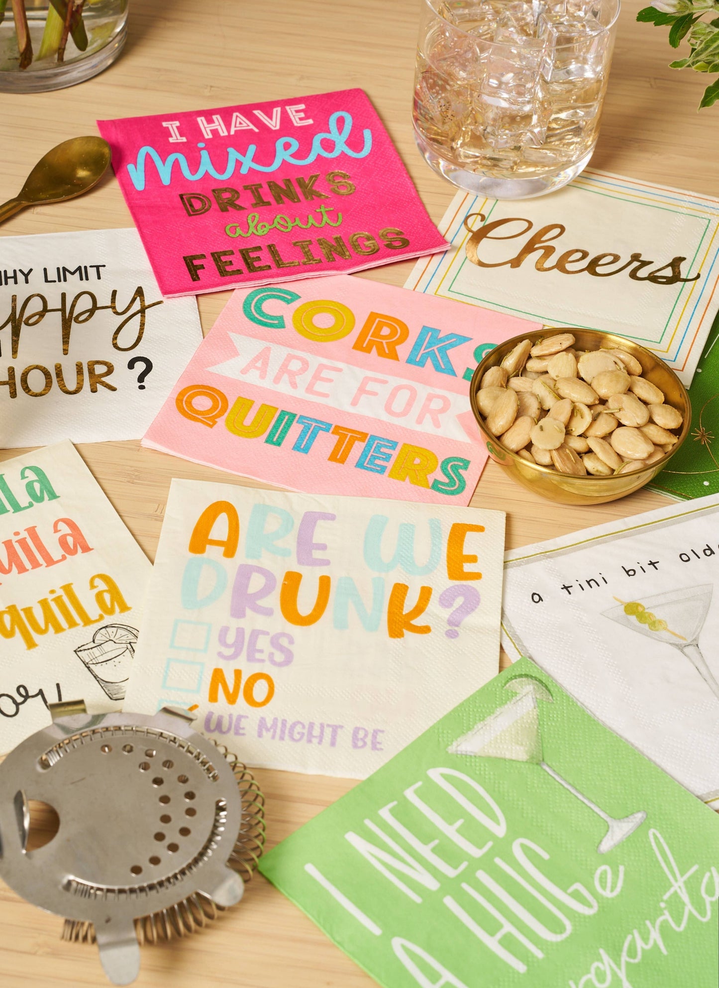 'Cheers' Cocktail Napkins/26pk