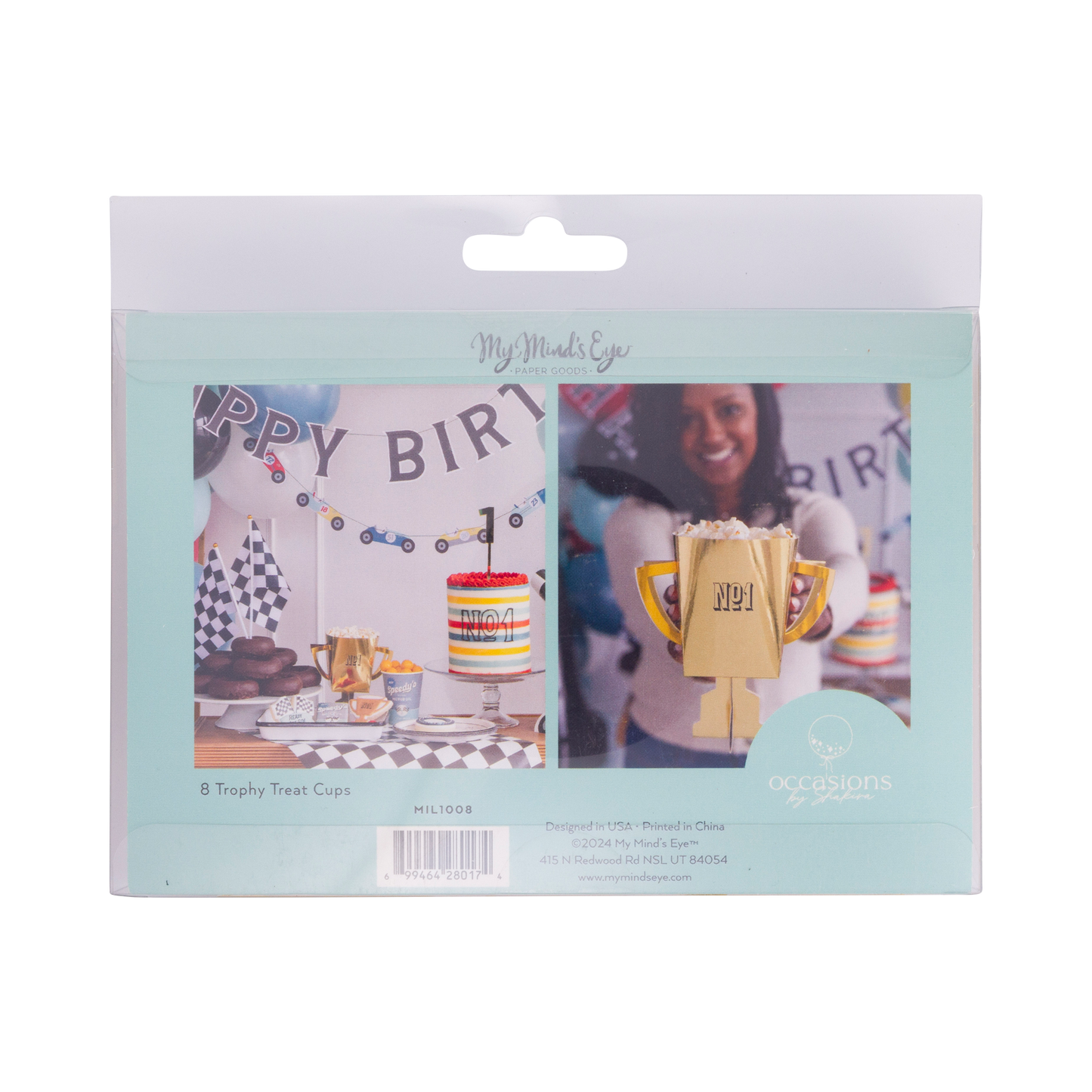 Miles per Hour Trophy Treat Cups 8ct
