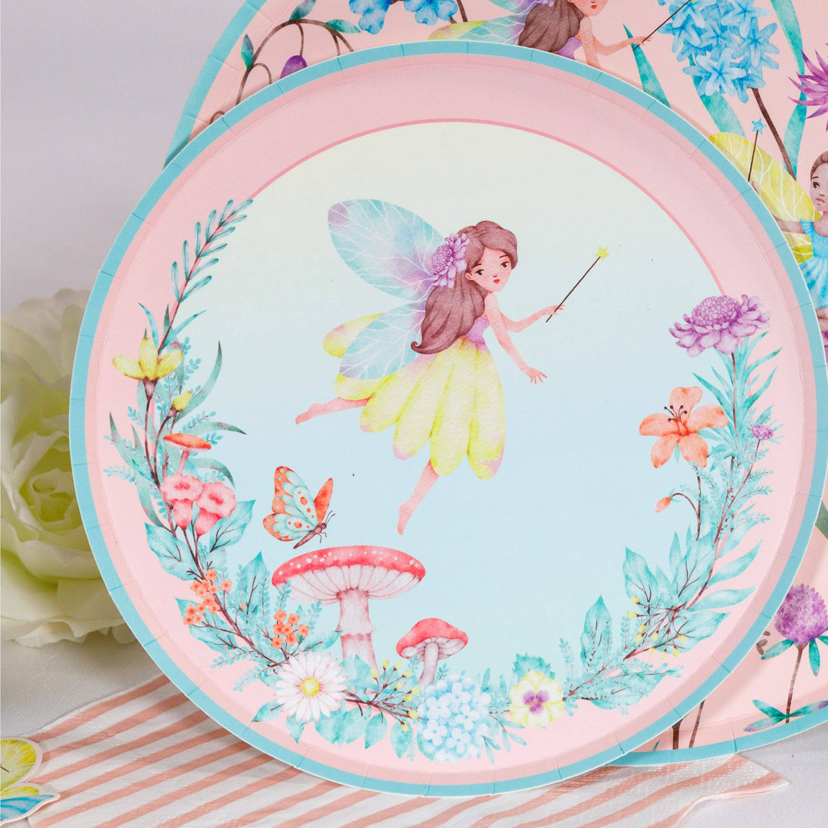 Fairy Garden Paper Plates – 8 in Partyware