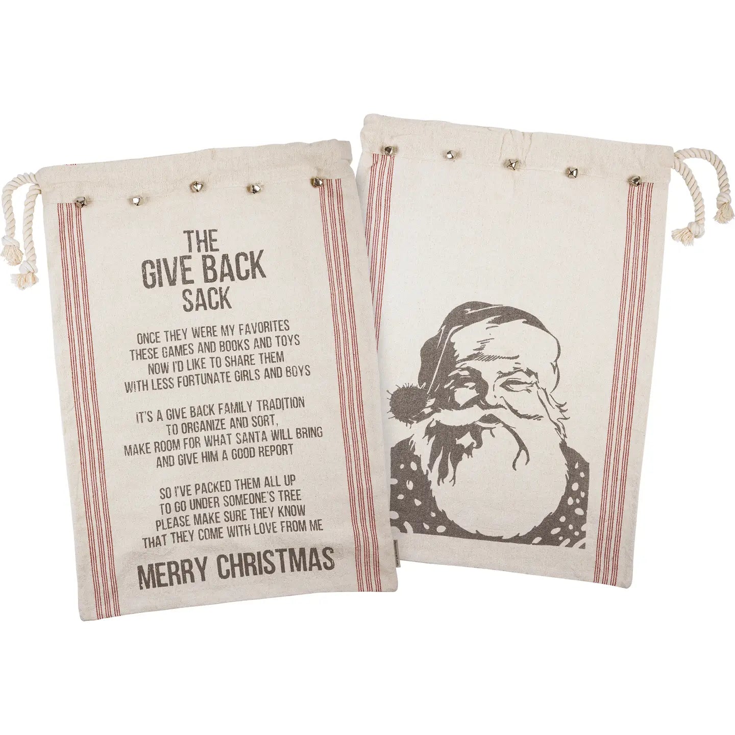 The Give Back Sack Merry Christmas Santa Sack