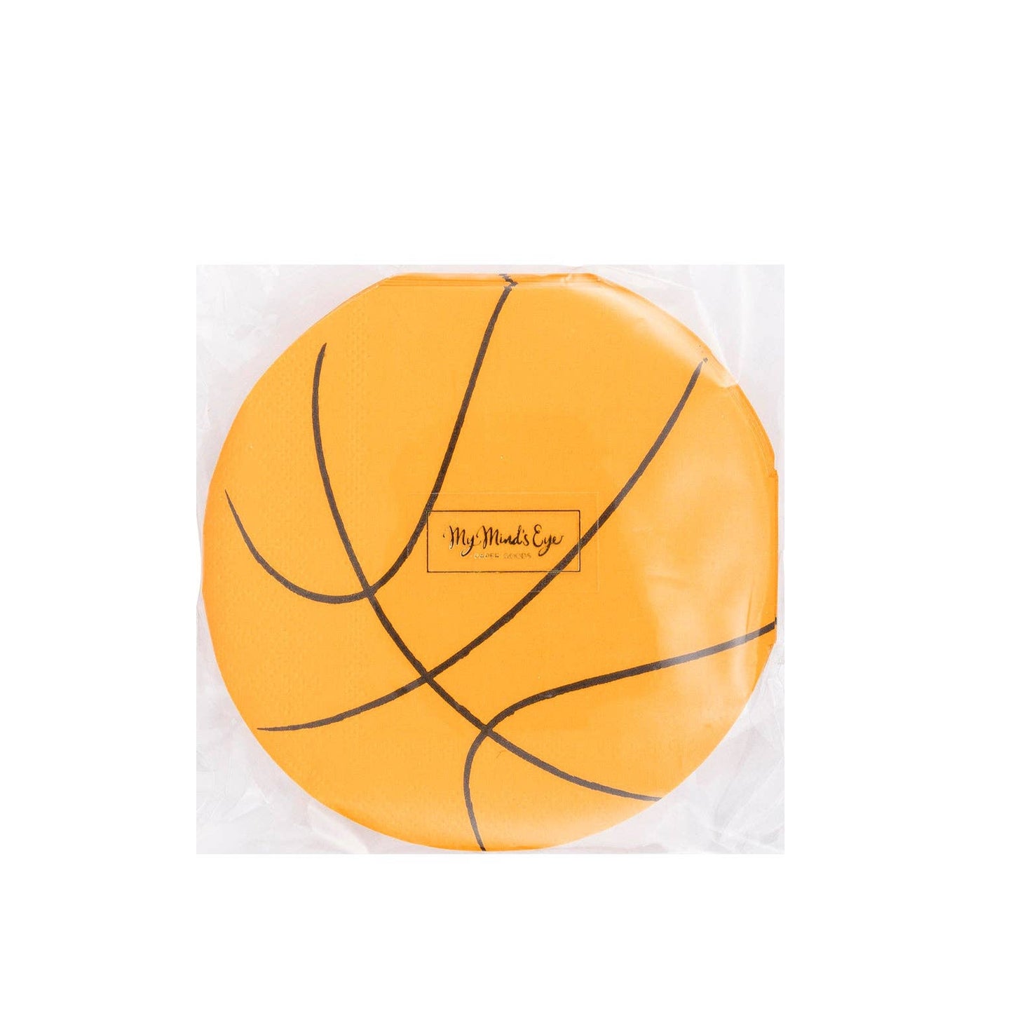 Basketball Shaped Napkins 24ct