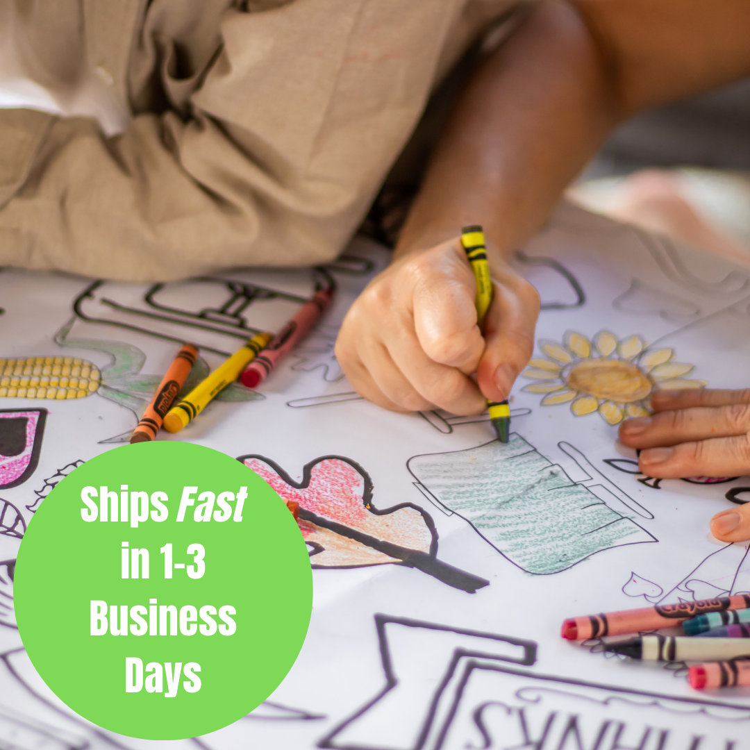 Thanksgiving Coloring Tablecloth