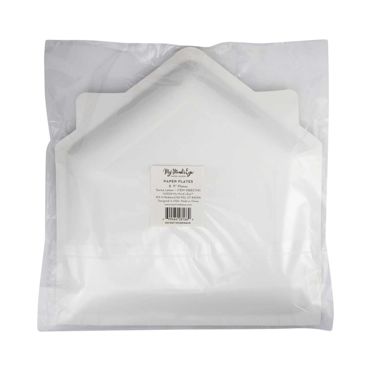 Letter to Santa Shaped Paper Plates 8ct