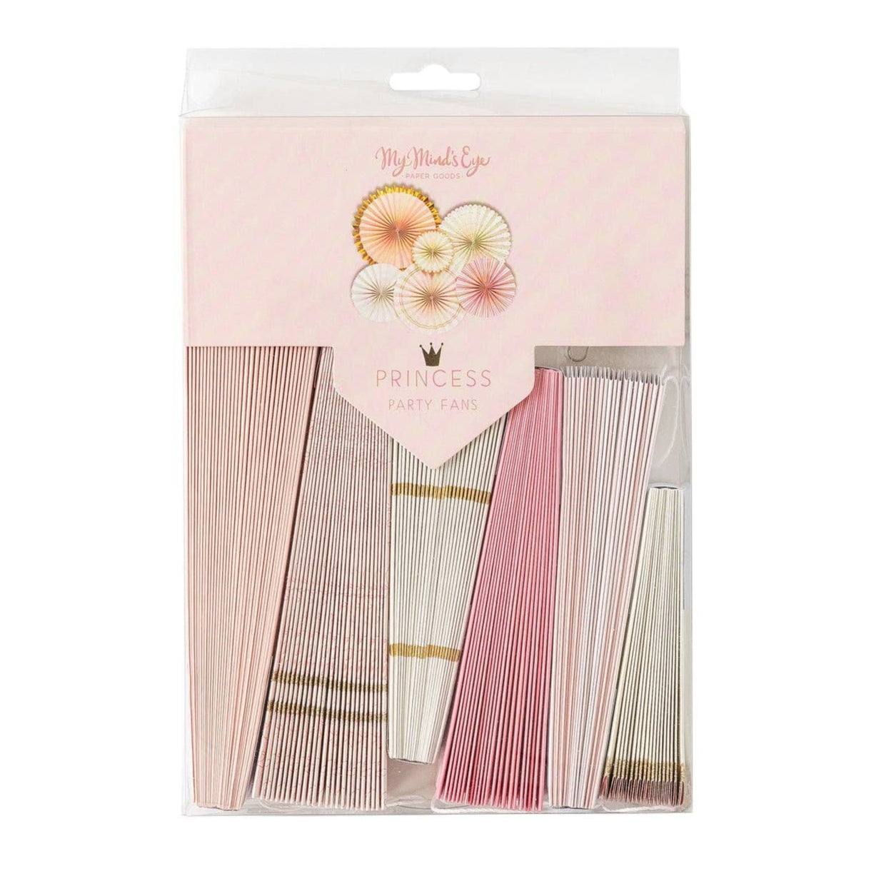 Princess Party Fans 6ct