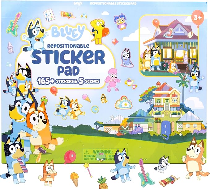 Bluey Repositionable Stickers