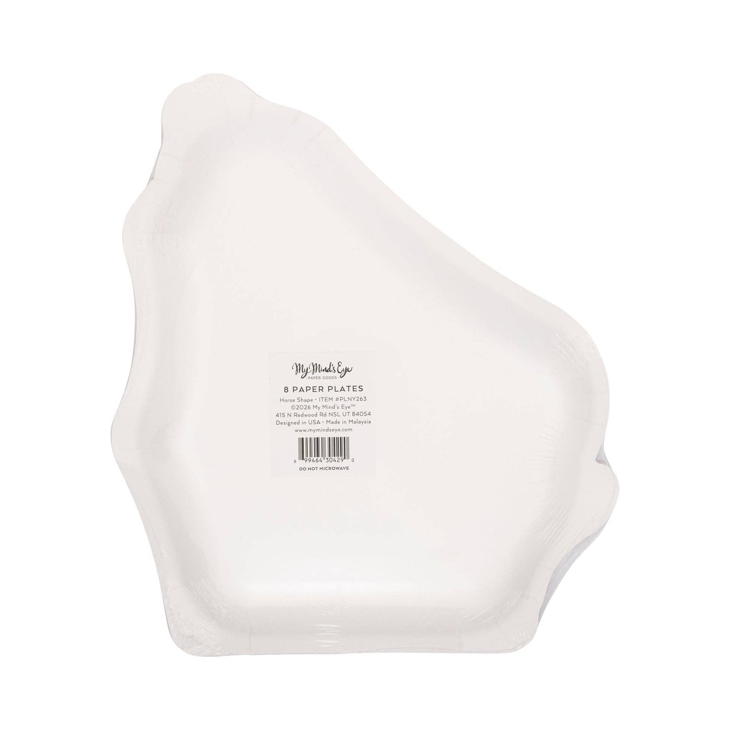 Horse Shaped Plate (8 ct)