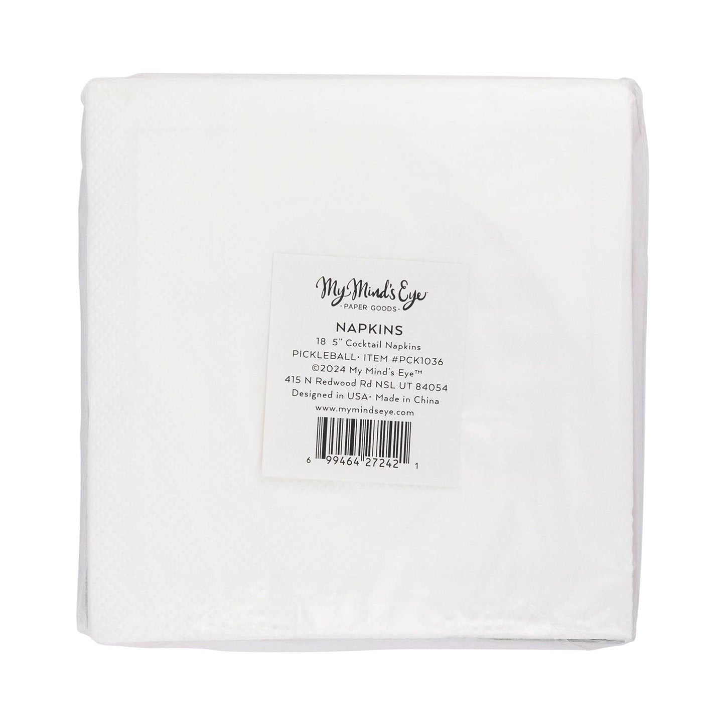 Pickleball Sayings Paper Cocktail Napkins 18ct