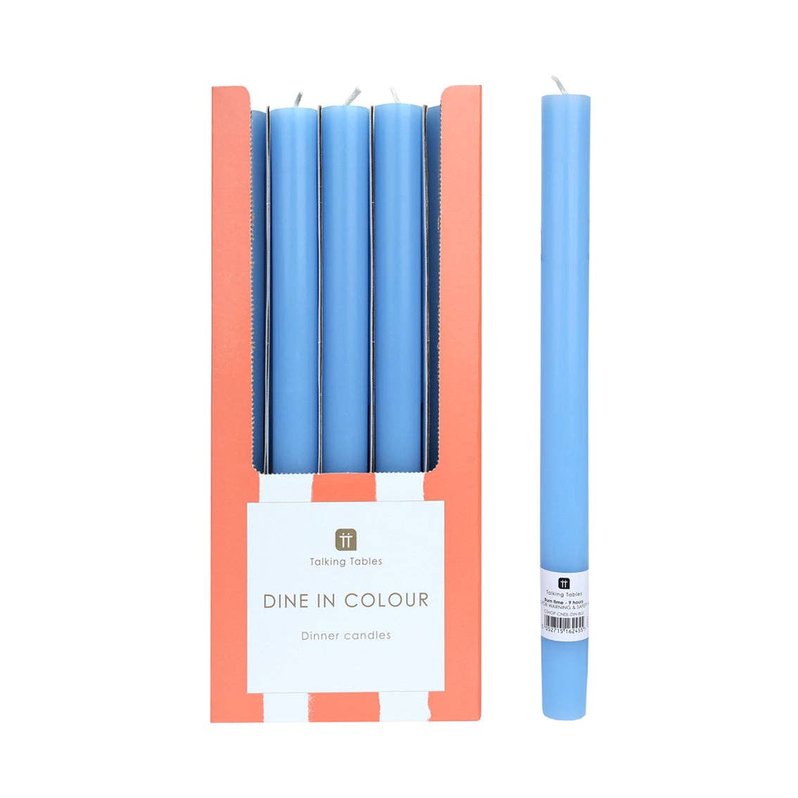Blue 11in Taper Candle - 1 Candle