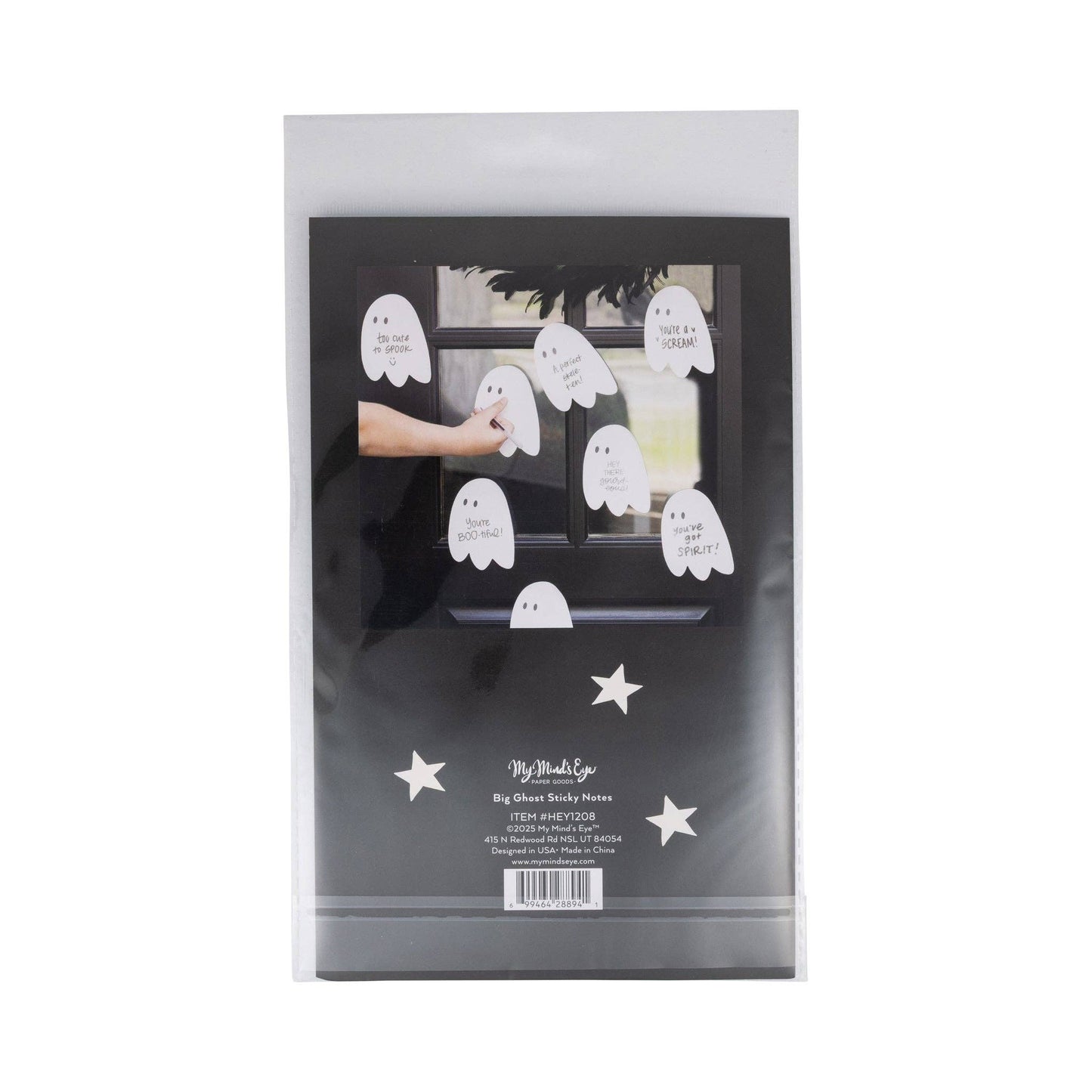 Ghost Shaped Jumbo Sticky Notes 30ct