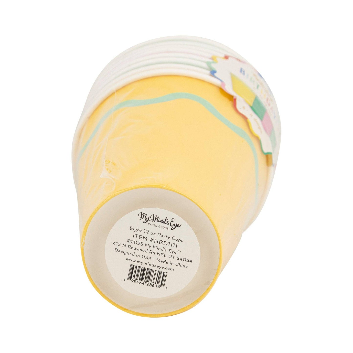 Birthday 12oz Party Cups Set 8ct