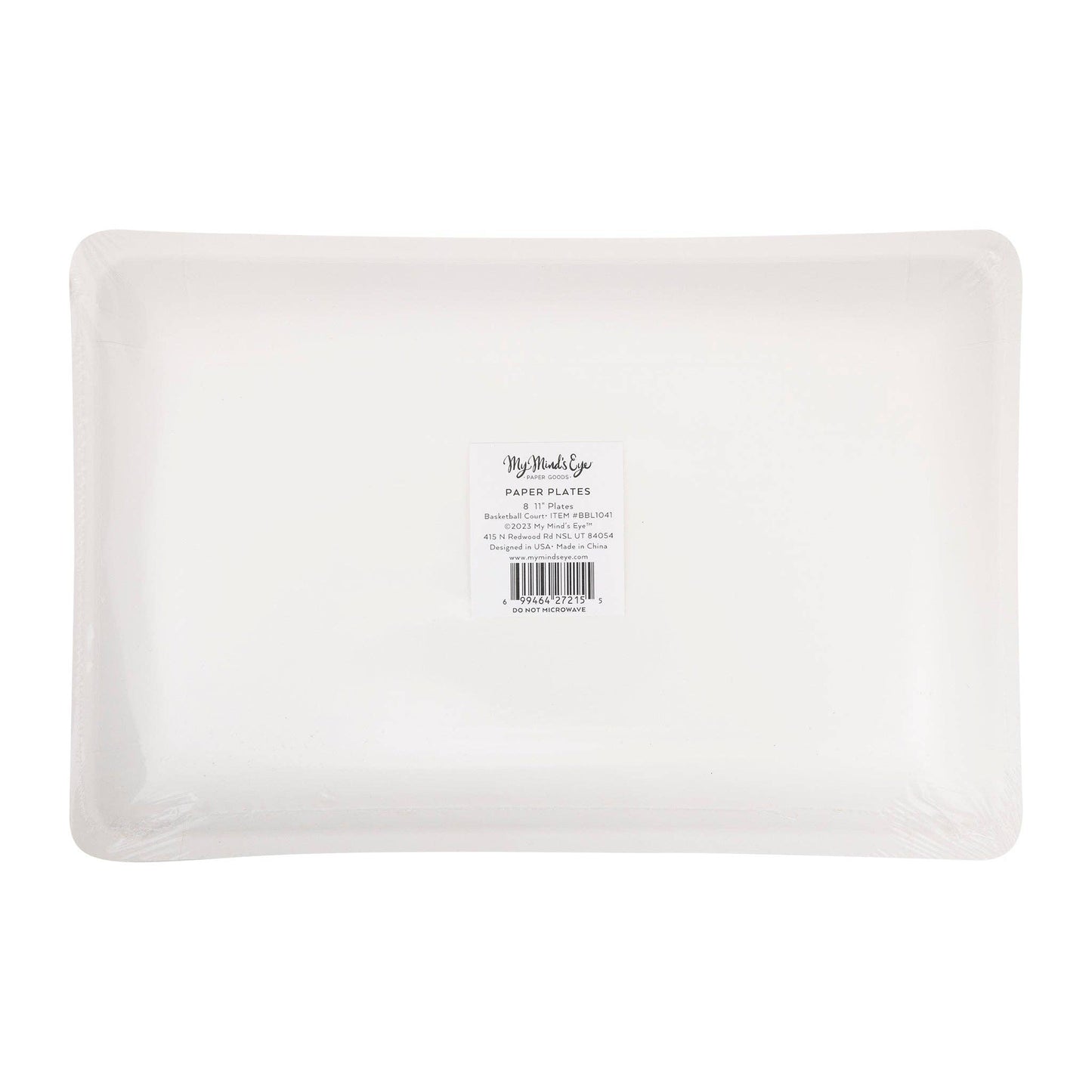 Basketball Court Plates 8ct