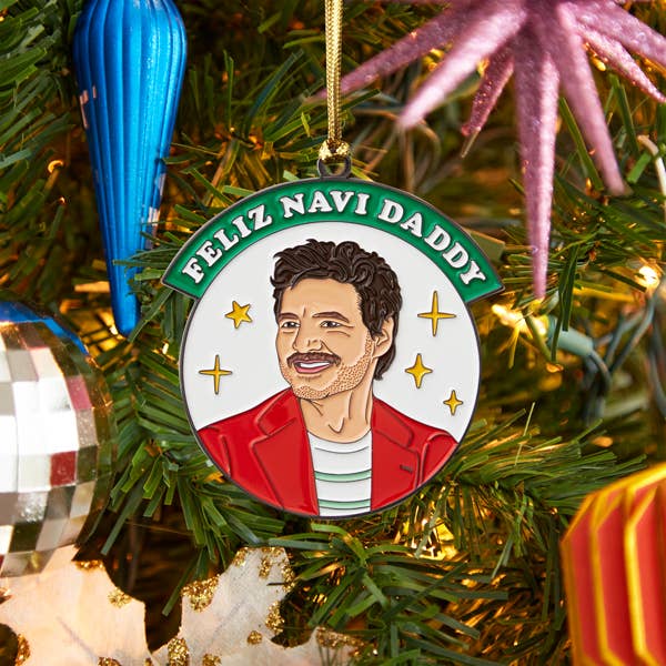 Pedro Feliz Navi-Daddy Enamel Holiday Ornament