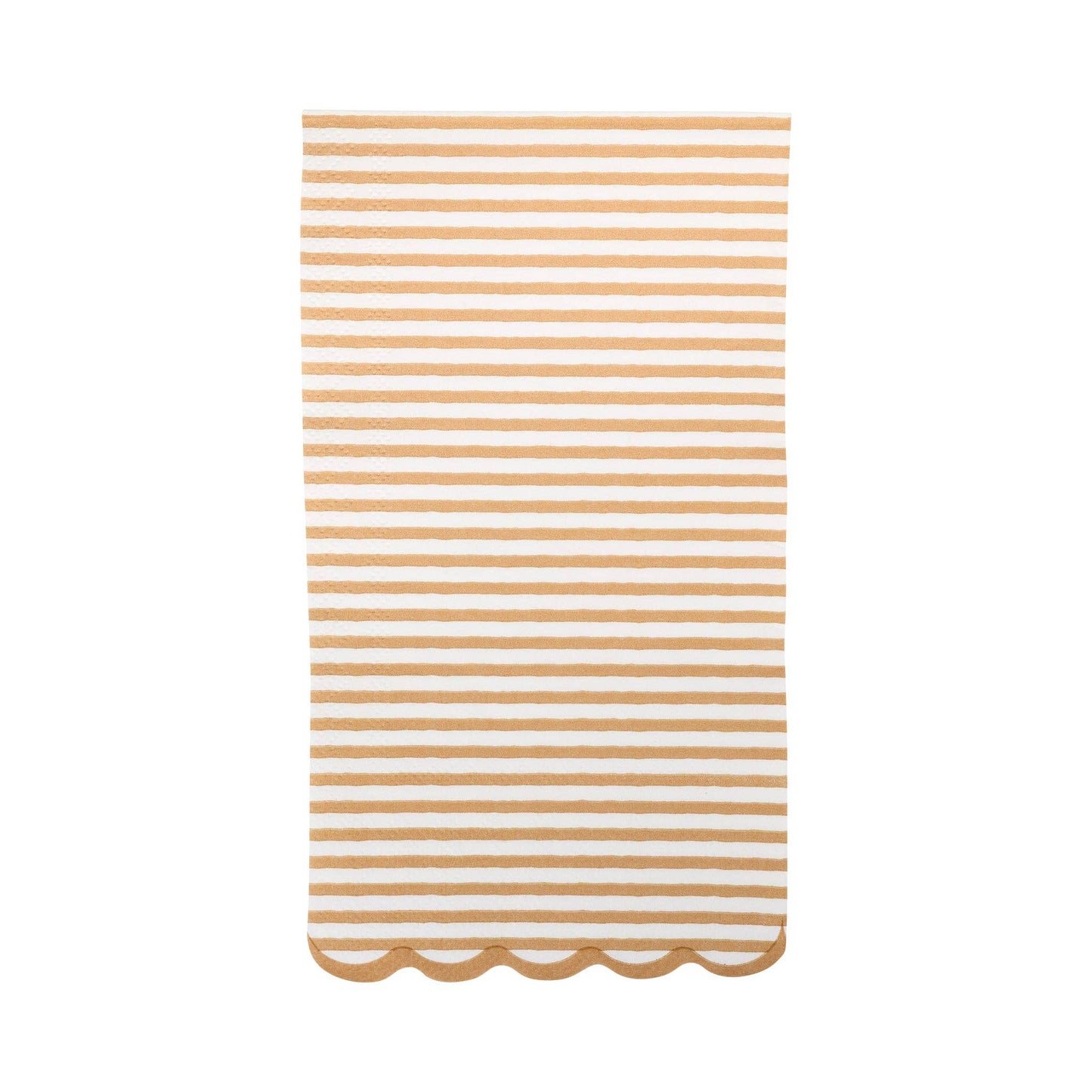 Tan Striped Dinner Dinner Napkins 24ct