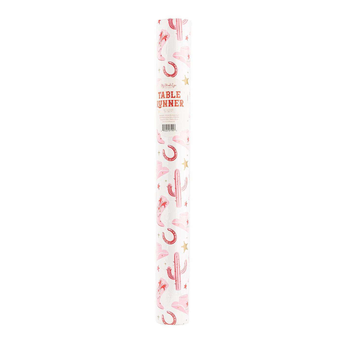 Cowgirl Paper Table Runner