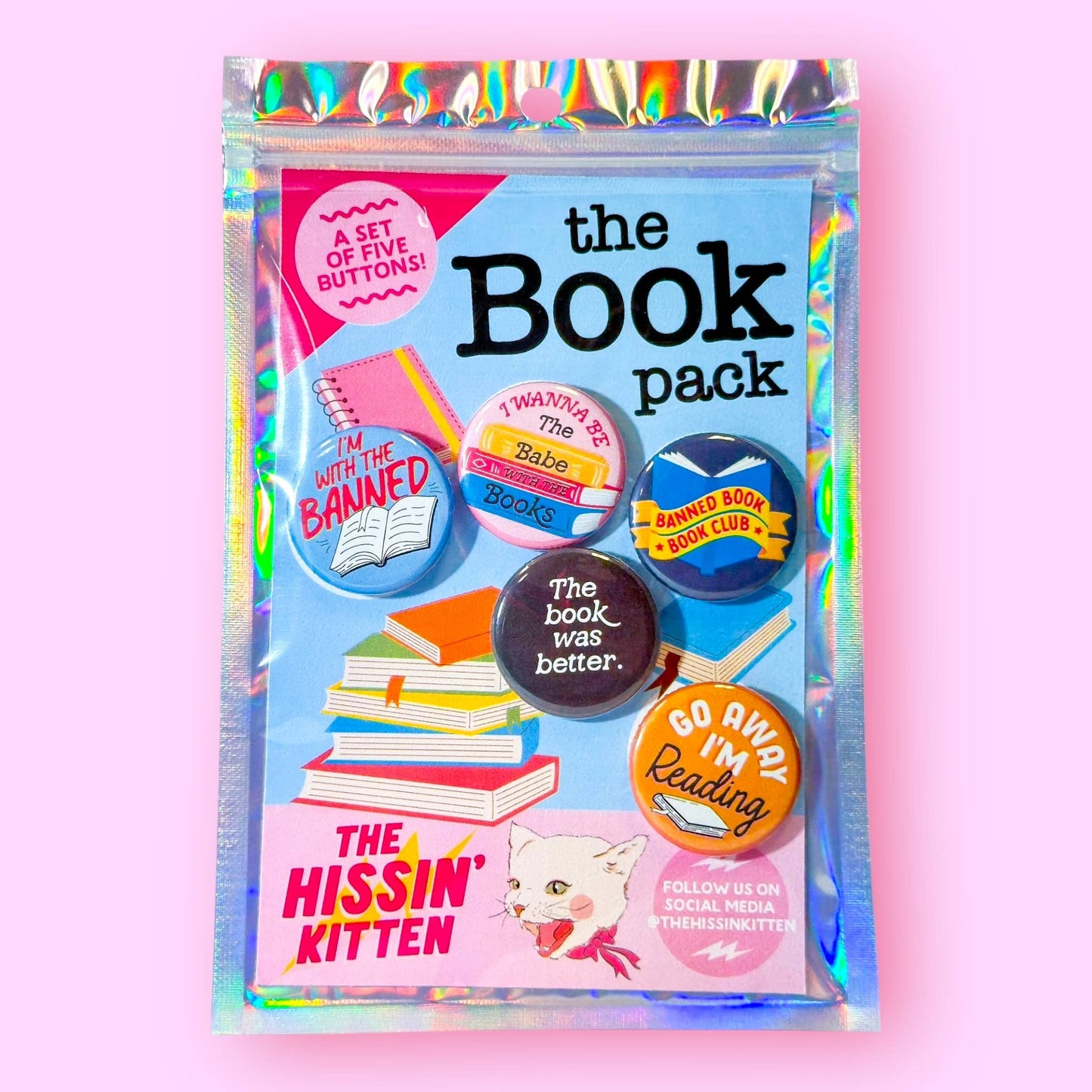 The Book Pack (Buttons or Magnets!)