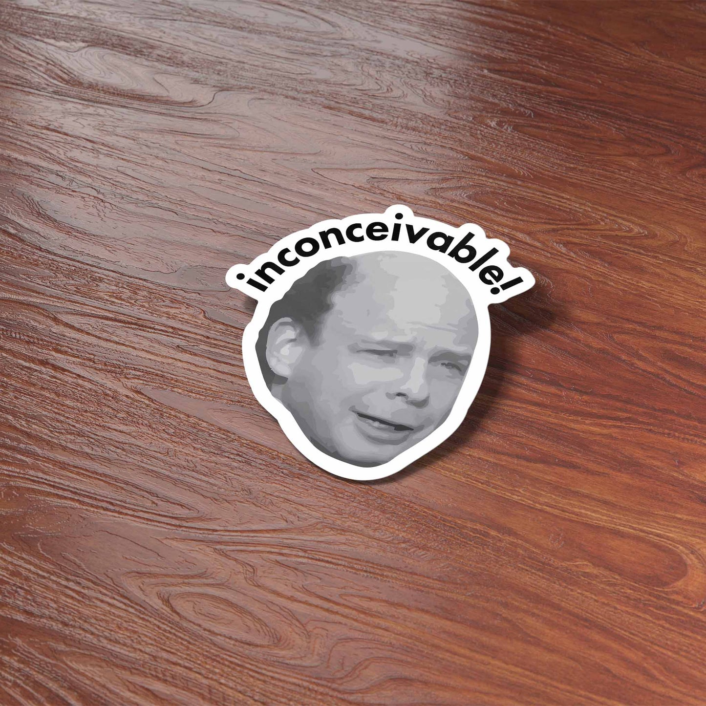 Inconceivable Funny Movie Quote Sticker