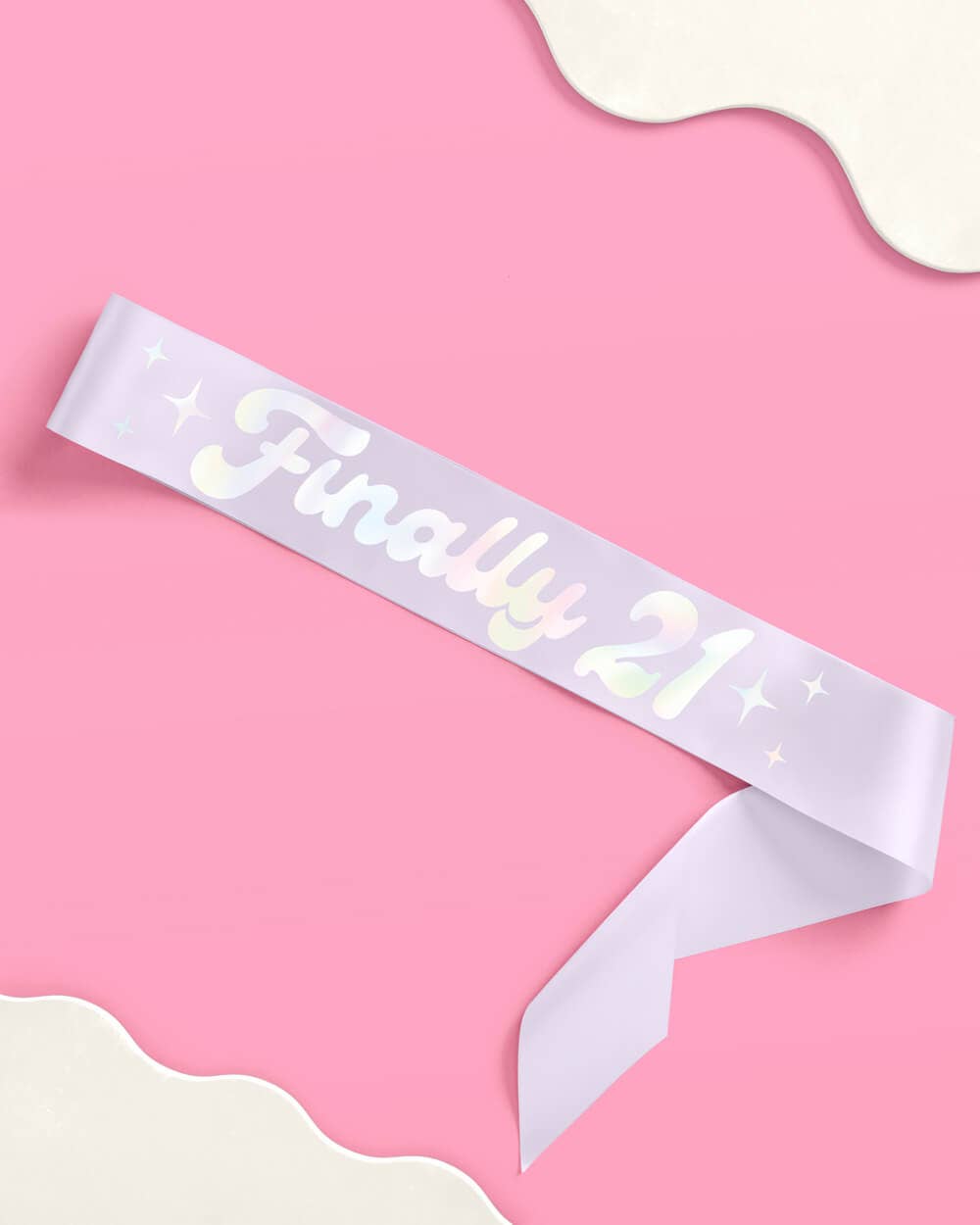 21st Birthday Party Sash "Finally 21"