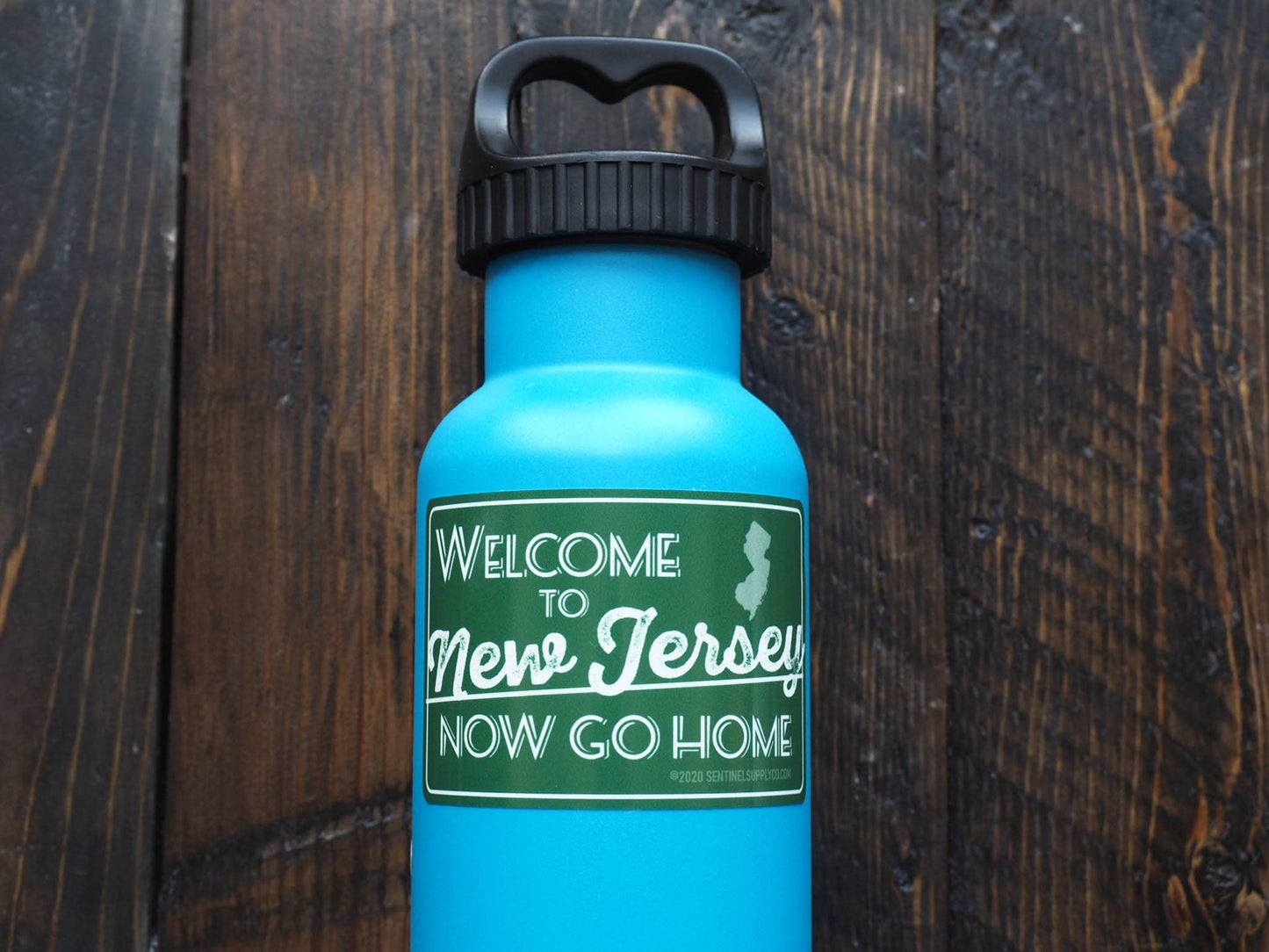 Welcome to New Jersey Now Go Home NJ Turnpike Sticker