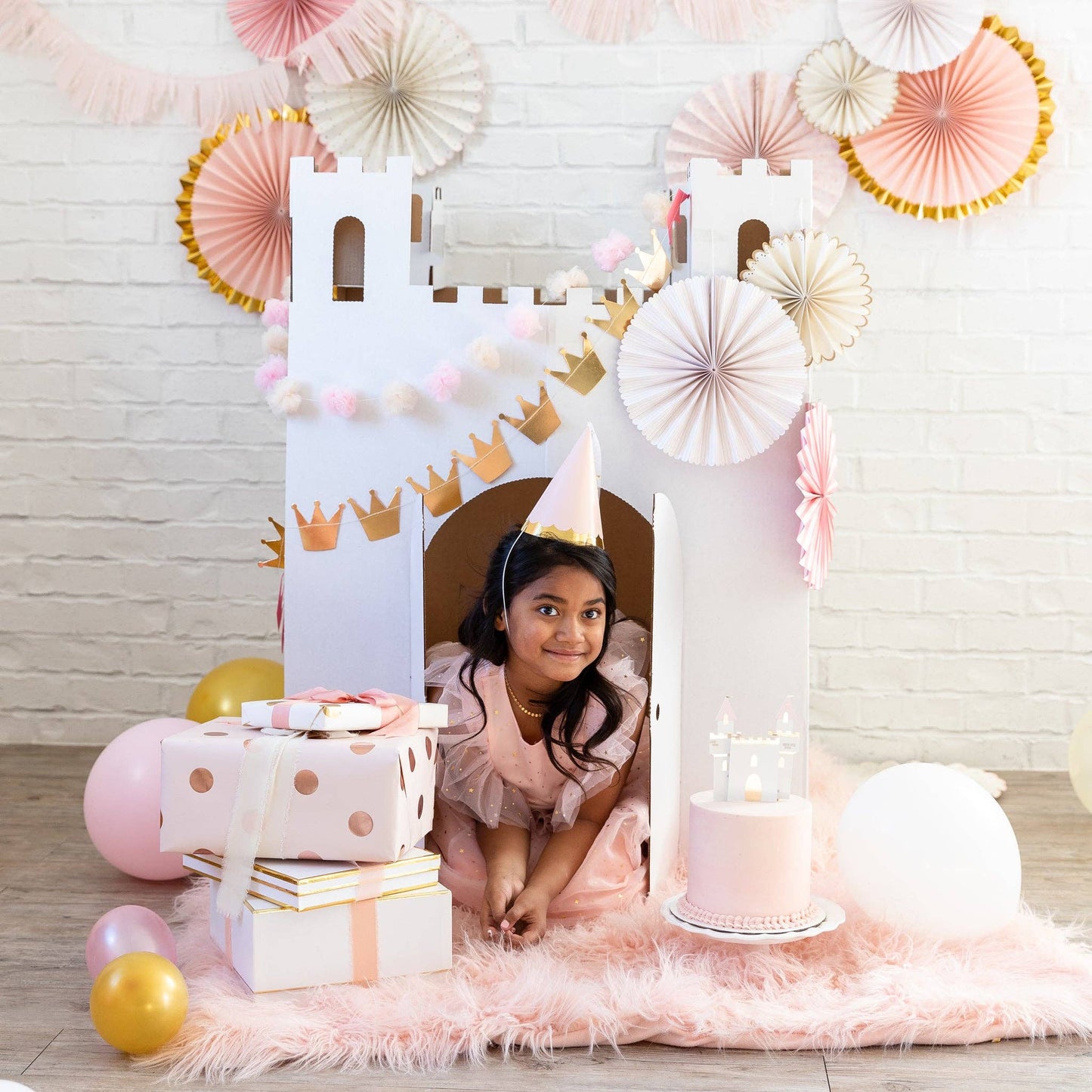 Princess Party Fans 6ct