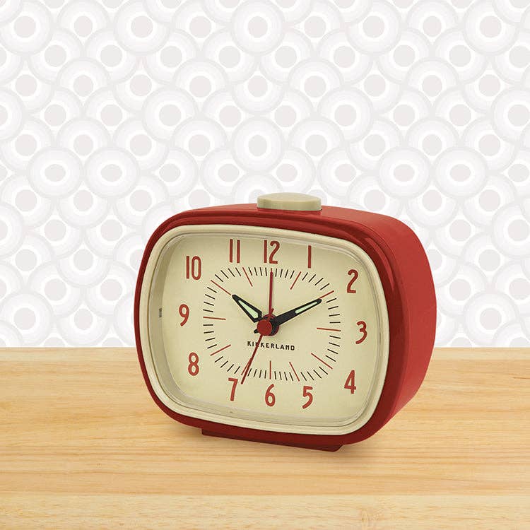 Retro Alarm Clock + Red
