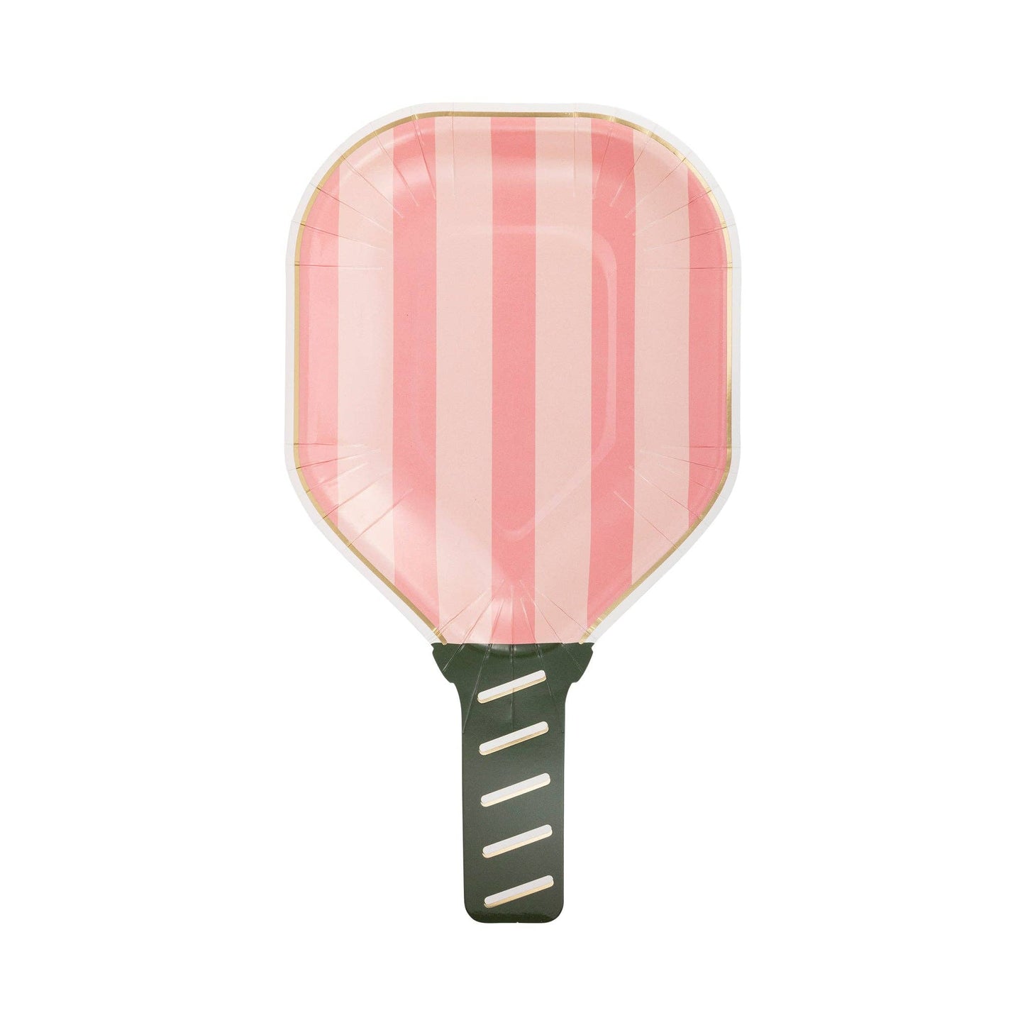Pink Paddle Shaped Paper Plates 8ct