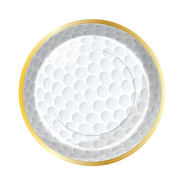 Golf Ball 9.5in Dinner Plates 8ct